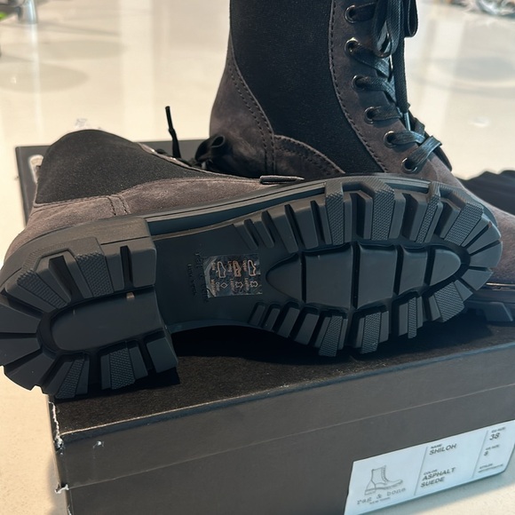 Rag & Bone shiloh boots. Size 8. New. Never been worn. Asphalt suede - Picture 3 of 10